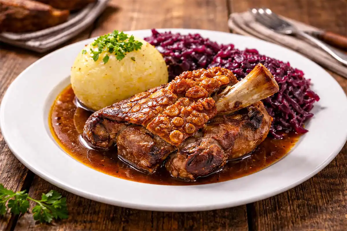 Bistro Wolframs-Eschenbach · Fränkisches Schäufele Bistro Wolframs-Eschenbach · Fränkisches Schäufele